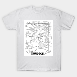 Hudson Ohio Map T-Shirt